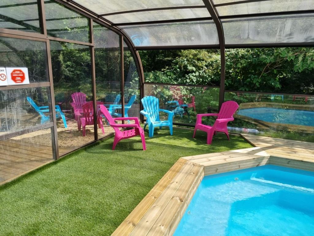 Les Chalets De Saumur, Piscine & Parc Boise, 100M Du Cadrenoir Eksteriør bilde