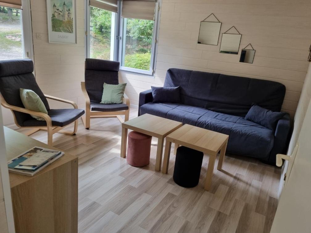 Les Chalets De Saumur, Piscine & Parc Boise, 100M Du Cadrenoir Eksteriør bilde