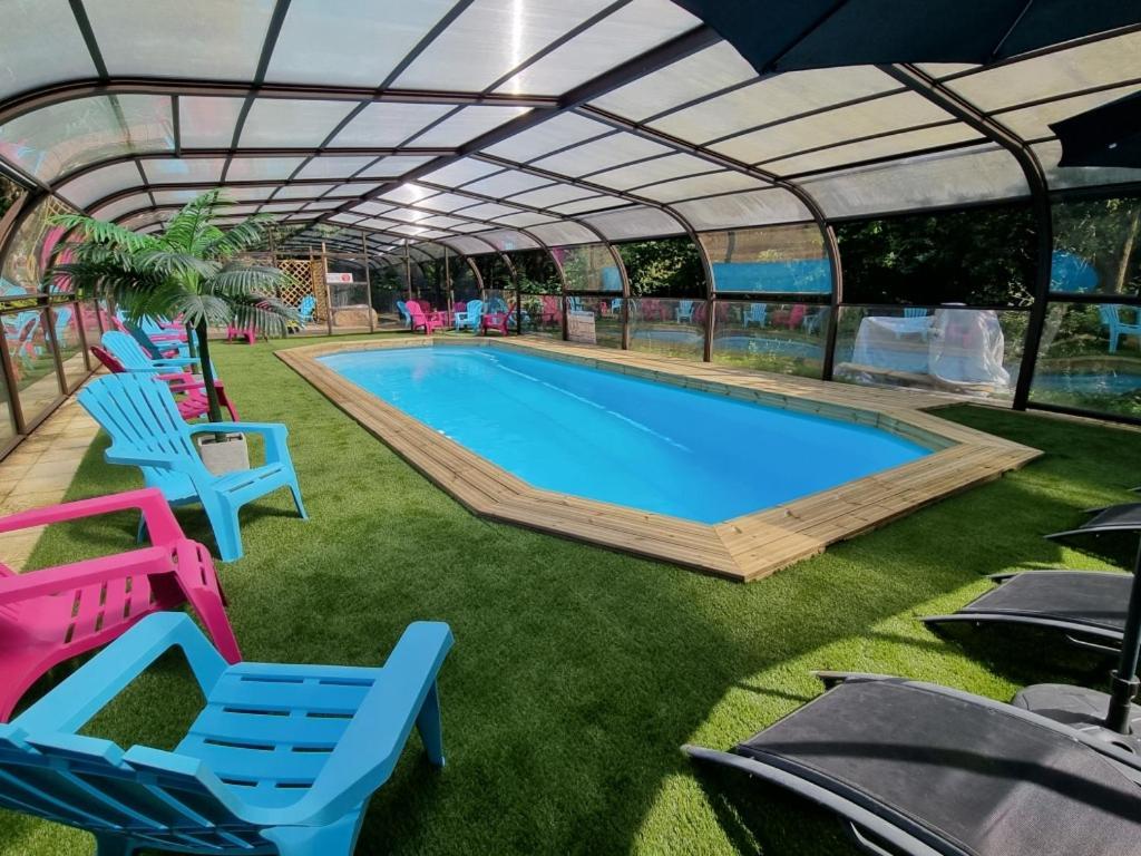 Les Chalets De Saumur, Piscine & Parc Boise, 100M Du Cadrenoir Eksteriør bilde